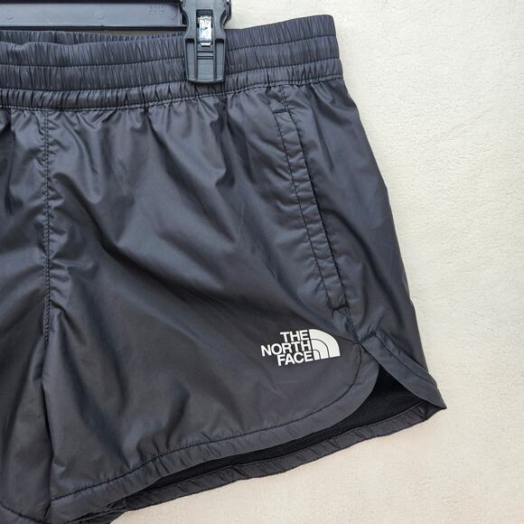 THE NORTH FACE HYDRANALINE WOMEN'S MEDIUM REGULAR SHORTS BLACK WHITE - Picture 2 of 7